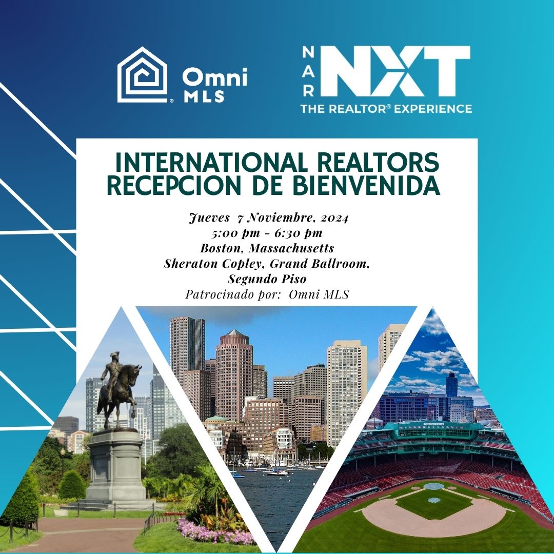 ¡Omni MLS te invita a la Recepción de Bienvenida Internacional en NAR NXT! 🌎🏢